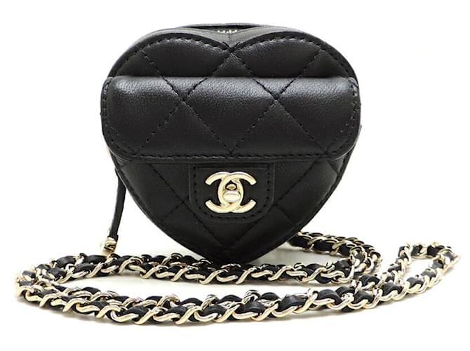 Chanel Black Leather  ref.1160896