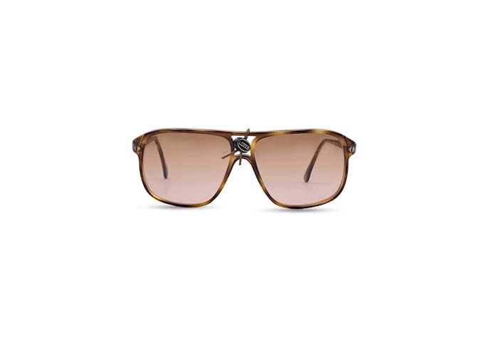 Autre Marque Vintage Brown Unisex Mint Sunglasses Zilo N/42 54/12 135mm Plastic  ref.1160914