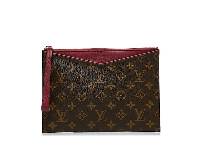 Louis Vuitton Monogramm Pochette Pallas M60677 Lila Leinwand  ref.1160942