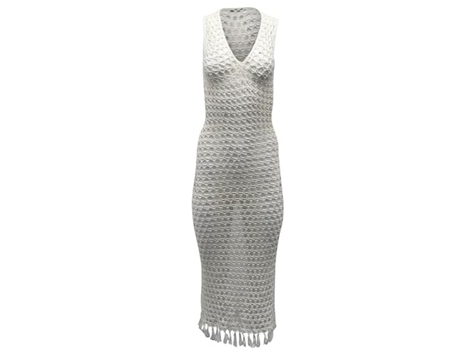 Autre Marque Vestido sem mangas de crochê Marysia em algodão branco Cru  ref.1161103