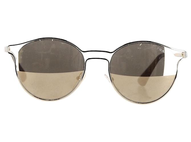 Prada Cinema PR 62SS Mirror Sunglasses in Gold Metal Golden  ref.1161112