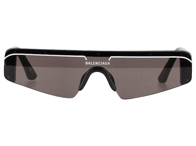 Gafas de sol de esquí Balenciaga en acetato negro Fibra de celulosa  ref.1161133