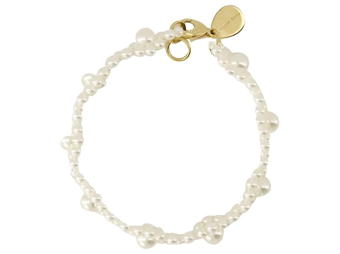Bracelet Marguerite - Simone Rocha - Polyester - Perle Blanc  ref.1161201