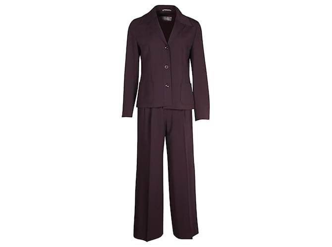 Max Mara Two Piece Suit in Purple Acetate Blend Cellulose fibre  ref.1161204