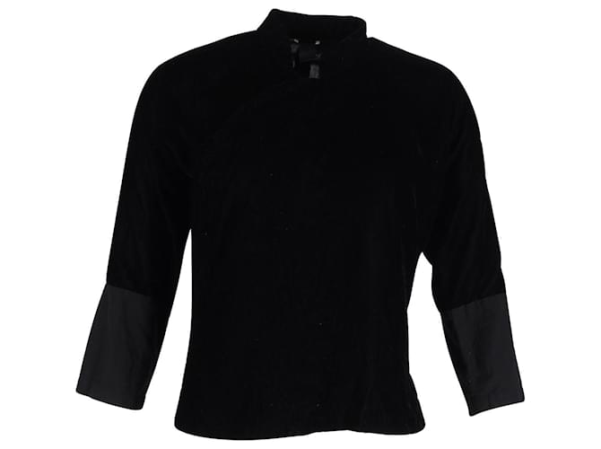Comme Des Garcons Comme Des Garçons Quarter Sleeve Jacket in Black Polyester  ref.1161249