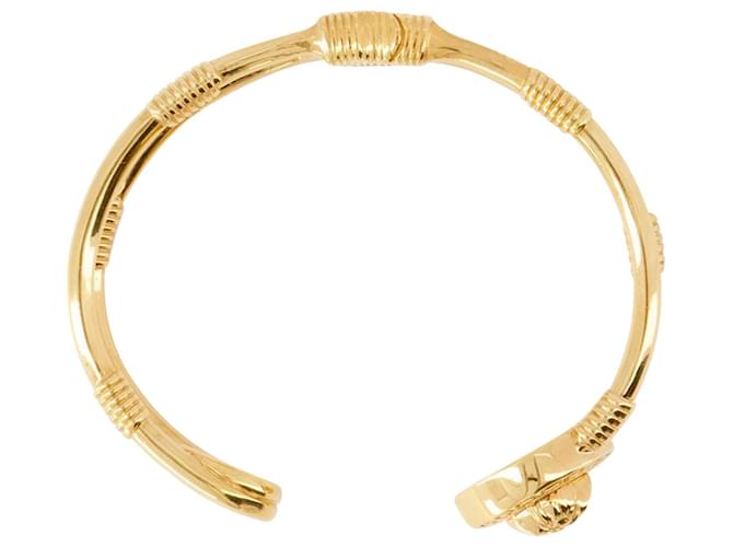 Medusa-Sicherheitsnadel-Armband – Versace – Metall – Gold Metallisch  ref.1161264