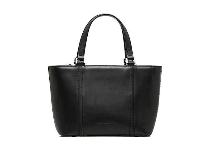 Burberry Leather Handbag Black  ref.1161299