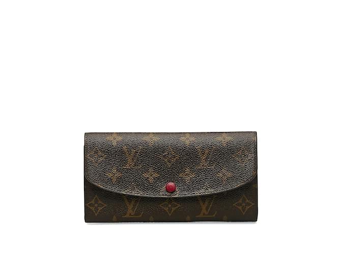 Louis Vuitton Monogram Emilie Wallet  M60697 Brown Cloth  ref.1161309