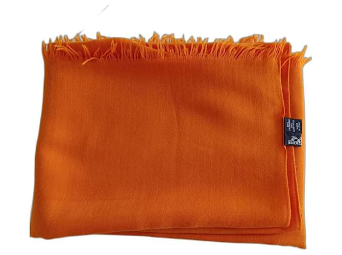 Hermès Hermes Orange Kaschmir  ref.1161326