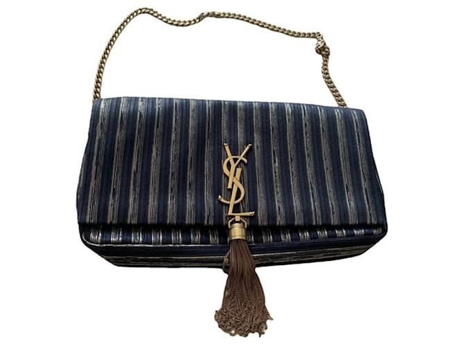 Yves Saint Laurent Handbags Black Cloth  ref.1161328