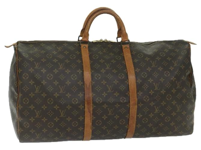 Louis Vuitton Monograma Keepall 60 Boston Bag M41422 Autenticação de LV 60418 Lona  ref.1161387