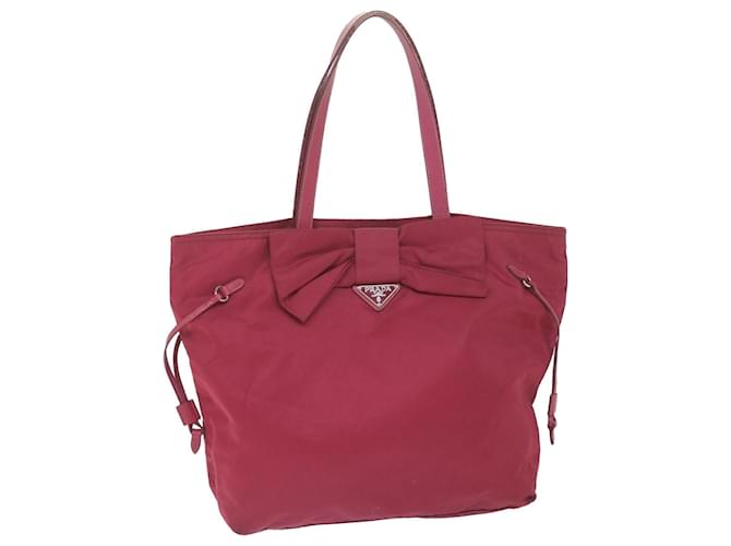 PRADA Tote Bag Nylon Pink Auth 59700  ref.1161440