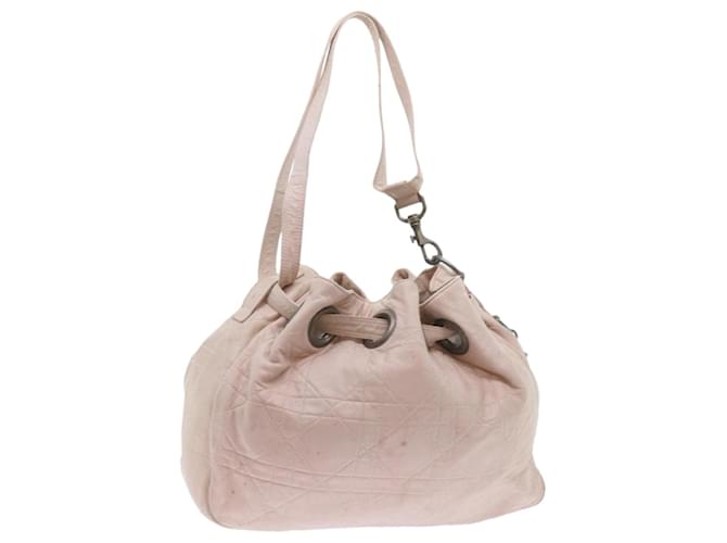 Christian Dior Canage Sac bandoulière Cuir Rose Auth bs9711  ref.1161448