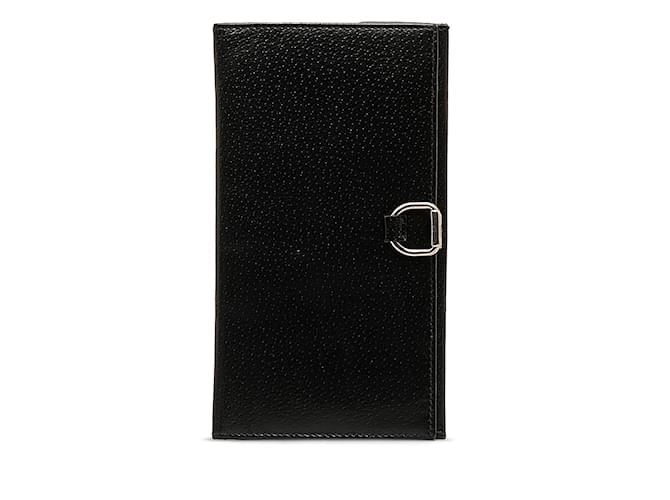 Black Gucci Leather Long Wallet  ref.1161579