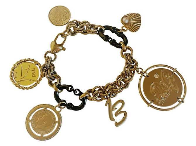 Pulseira Dolce & Gabbana "Token Money" Dourado