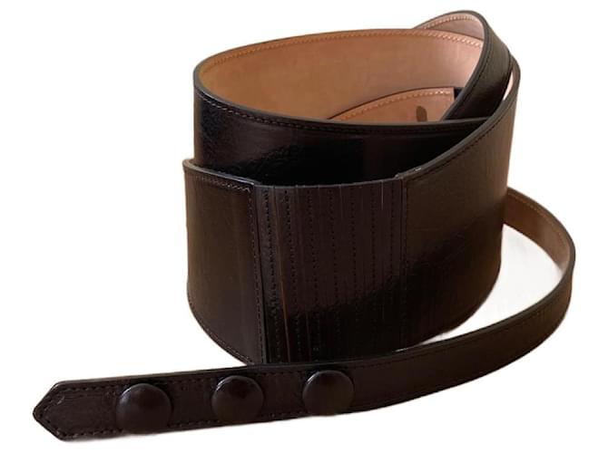 Isabel Marant Cinturones Negro Cuero  ref.1161703