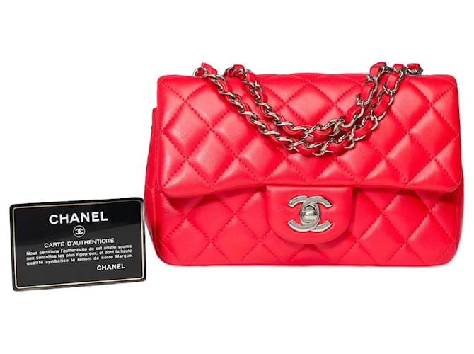 Sac Chanel Timeless/Classico in Pelle Rossa - 101590 Rosso  ref.1161834