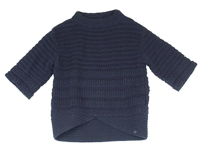 Chanel Knitwear Navy blue  ref.1161872