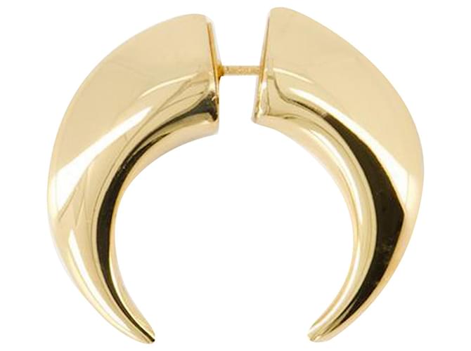 Regenerierter Einzelmond-Ohrring – Marine Serre – Metall – Gold Golden Metallisch  ref.1161912