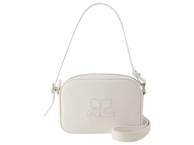 Réedition Camera Bag - Courreges - Leather - Heritage White Pony-style calfskin  ref.1161920