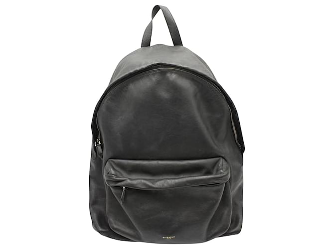 Givenchy Logo Backpack in Black Leather  ref.1161938