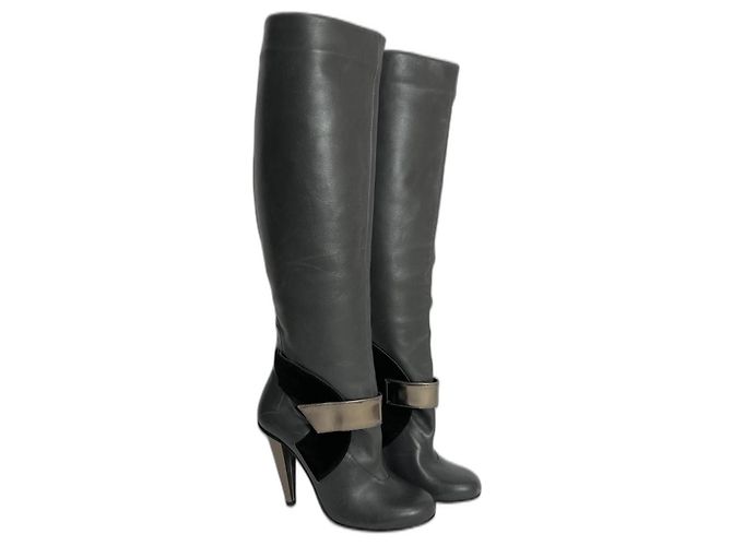 Botas de cuero Roland Mouret Multicolor