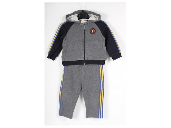 Roupa Gucci para o seu Babyboy Cinza Algodão  ref.1162078