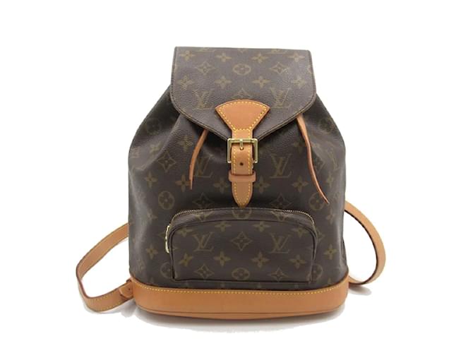 Louis Vuitton Monogramme Montsouris MM M51136 Toile Marron  ref.1162291