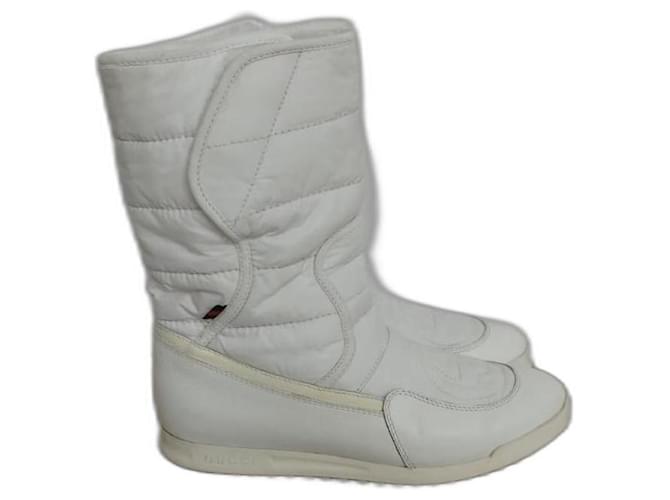 Gucci Boots White Polyester  ref.1162359