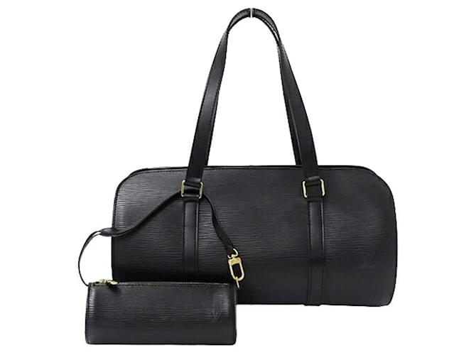 Louis Vuitton Soufflot Black Leather  ref.1162381