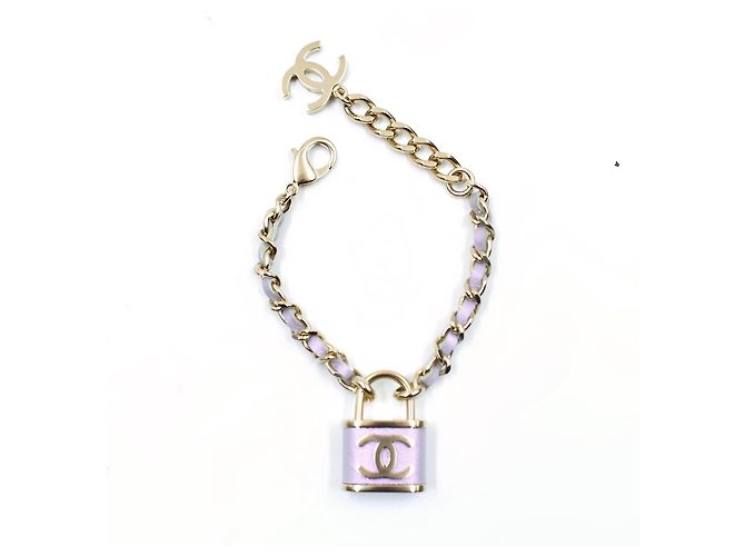 Bracciale Chanel Lavanda Metallo Argento Silver hardware