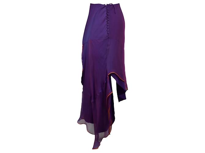 Christian Dior Skirts Purple Silk  ref.1162439