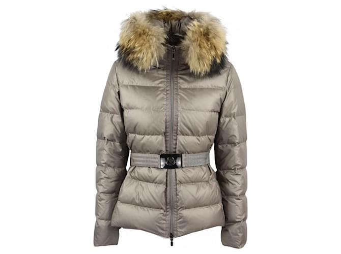 Moncler Giacche Beige Poliammide  ref.1162454
