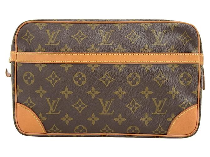 Louis Vuitton Compiegne 28 Brown Cloth  ref.1162501