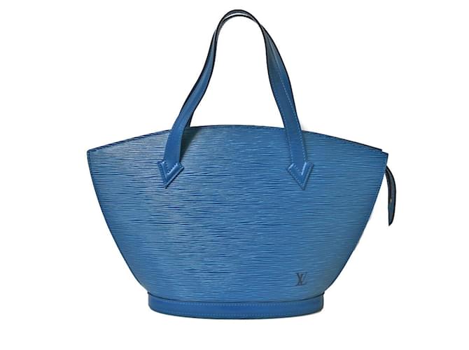 Louis Vuitton Saint Jacques Azul Cuero  ref.1162510