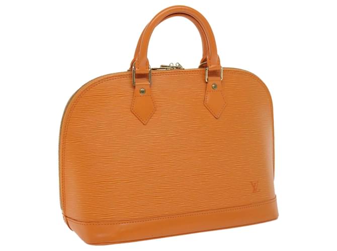 LOUIS VUITTON Epi Alma Hand Bag Orange Mandarin M5214H LV Auth 59887A Leather  ref.1162523