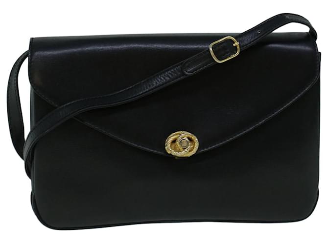 BALLY Shoulder Bag Leather Black Auth 60178  ref.1162548