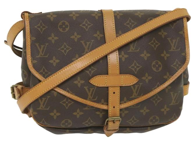 Louis Vuitton Monogram Saumur 30 Shoulder Bag M42256 LV Auth 59815 Cloth  ref.1162557