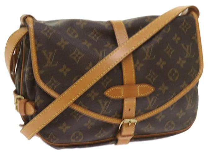 Louis Vuitton Monogram Saumur 30 Shoulder Bag M42256 LV Auth 59023 Cloth  ref.1162562