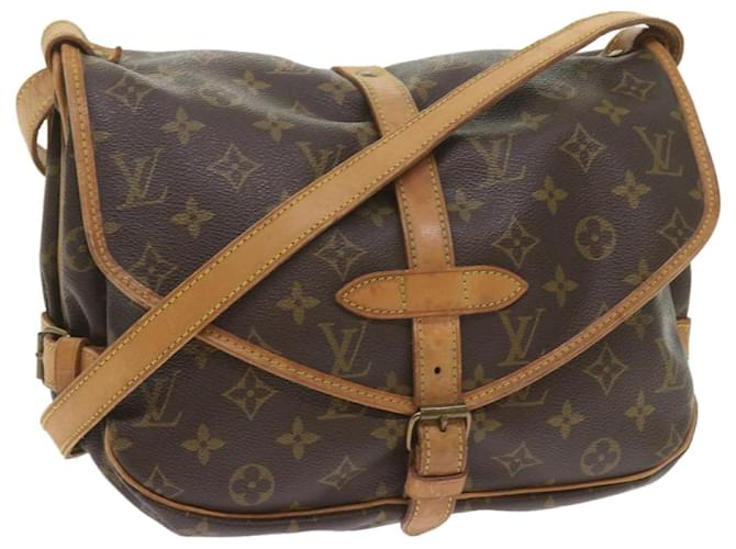 Louis Vuitton Monogram Saumur 30 Shoulder Bag M42256 LV Auth 54147 Cloth  ref.1162620