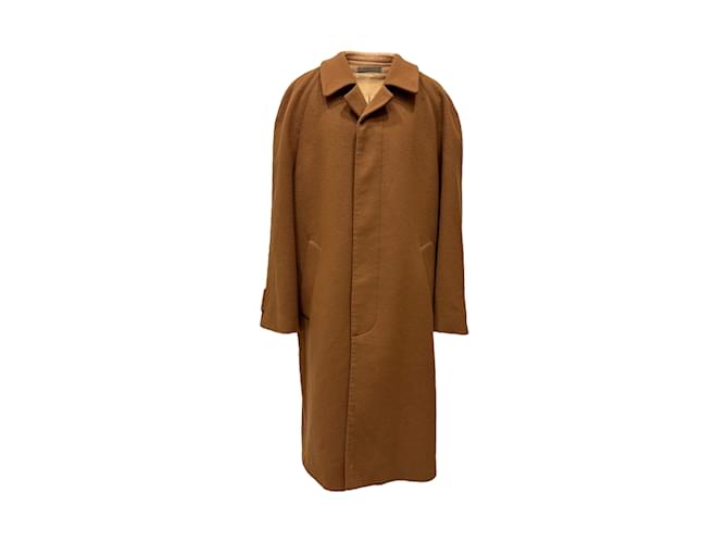 YVES SAINT LAURENT Coats Brown Cashmere  ref.1162735