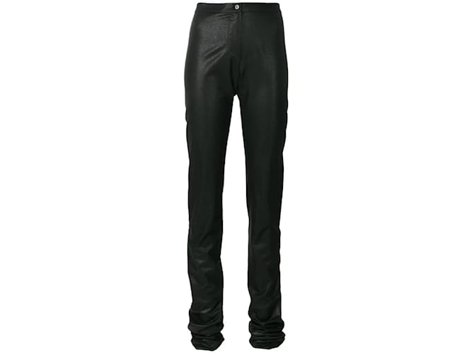 Romeo Gigli Black Wool Skinny Trousers  ref.1162809