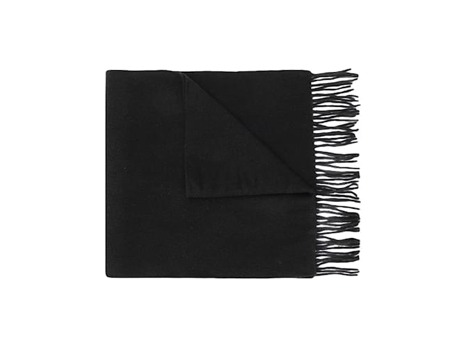 Écharpe en laine vierge noire Versace  ref.1162817