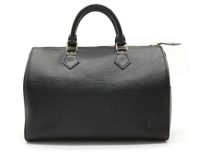 Louis Vuitton Speedy 30 Cuir Noir  ref.1162959