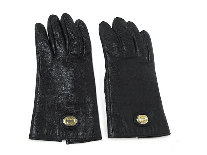 gucci Black Leather  ref.1162998