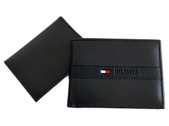 Tommy Hilfiger Wallets Small accessories Navy blue Leather  ref.1163031
