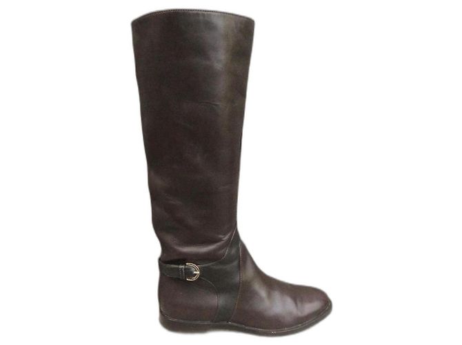 Sergio Rossi p Stiefel 37 Braun