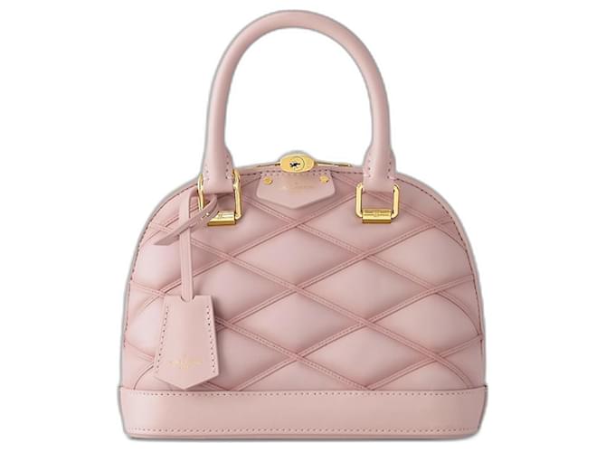 Louis Vuitton LV Alma BB Rosabella Pink Leather  ref.1163230