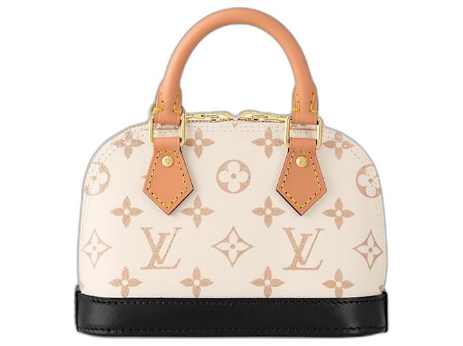 Louis Vuitton LV Alma nano dune Beige Cloth  ref.1163237