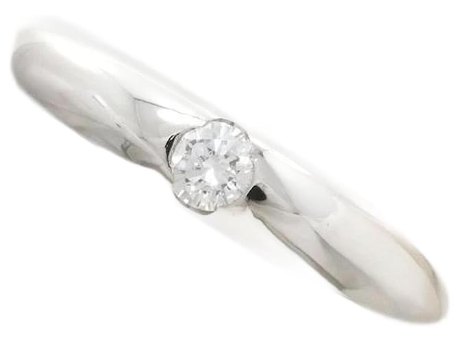 & Other Stories Platin-Diamant-Saphir-Ring Silber Metall  ref.1163280